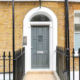 entrance-door-newly-refurbished-building-in-Kings-Cross