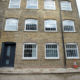 Mornington Crescent Warehouse conversion building front side and entrance