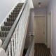 Hallway and staircase in the building in West Hampstead