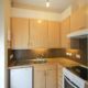 Fully equipped kitchen with fridge/freezer and oven in Warren Street London